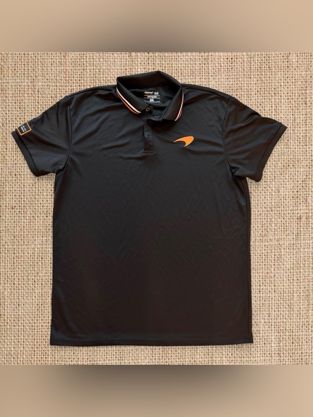 McLaren Racing F1 Polo Cisco Size Men’s 2XL Black Formula One
